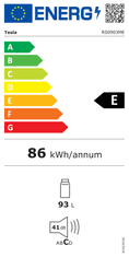 TESLA RS0903ME hladilnik, 93 l