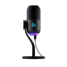 Logitech Yeti GX Dynamic RGB Gaming Mic z LIGHTSYNC - Črna