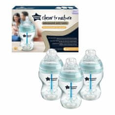 Tommee Tippee CTN Baby Steklenička ADVANCED ANTI-COLIC počasen pretok 3x260 ml, 0m+