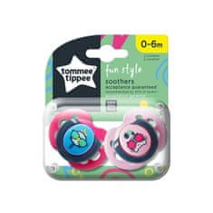 Tommee Tippee CTN Fun, Silikonska duda 0-6m, 2 kos