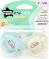 Tommee Tippee CTN silikonska duda AnyTime 0-6m, 2 kosa