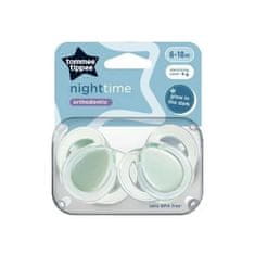 Tommee Tippee CTN Night Time, Silikonska nočna duda, 6-18m, 2 kosa