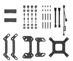 DEEPCOOL LT520 AIO Liquid Cooler komplet za tekočinsko hlajenje, 240 mm, RGB, črn