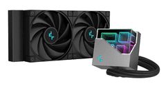 DEEPCOOL LT520 AIO Liquid Cooler komplet za tekočinsko hlajenje, 240 mm, RGB, črn