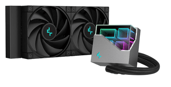  DeepCool LT520 AIO Liquid Cooler komplet za tekočinsko hlajenje, 240 mm, RGB, črn