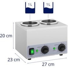 Noah Grelnik steklenic za vroče omake 2x 1L 40-90C 400W