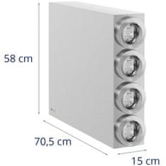 Noah Dozator za skodelice za enkratno uporabo s 4 dozatorji STAL 81 - 89 mm