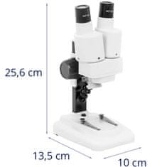 Noah Stereoskopski optični mikroskop z osvetlitvijo LED s povečavo 20x