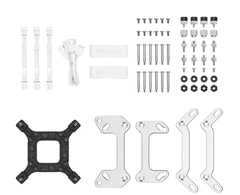 DEEPCOOL LT720 WH AIO Liquid Cooler za tekočinsko hlajenje, 360 mm, RGB, bel