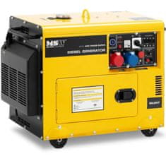 Noah Agregat generator prądotwórczy diesel na kółkach 230/400 V 7500 W 8.75 kVA 16 l