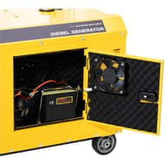 Noah Agregat generator prądotwórczy diesel na kółkach 240/400 V 8500 W 10 kVA 30 l