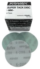 Boxman Kovax Buflex Dry K2000 75 mm - Abrazivni disk brez lukenj z velcro zaponko