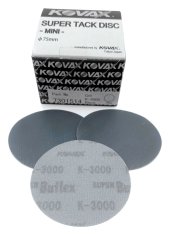 Boxman Kovax Buflex Dry 75 mm črn K3000 - Brusilni disk z velcro zaponko