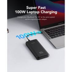 VEGER T100 PowerBank 20.000 mAh T100, črn