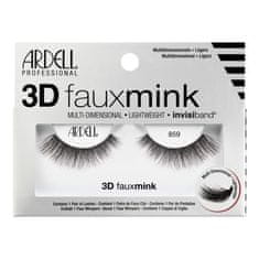 Ardell 3D Faux Mink 859 večplastne umetne trepalnice 1 kos Odtenek black