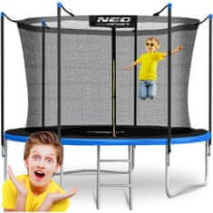 ACTIVESHOP Vrtni trampolin 10ft/312cm z notranjo mrežo in lestvijo Neo-Sport