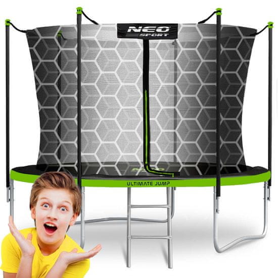 ACTIVESHOP Vrtni trampolin 10ft/312cm z notranjo mrežo in lestvijo Neo-Sport