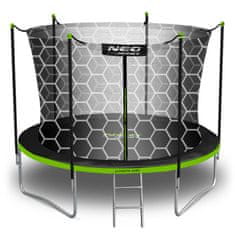 ACTIVESHOP Vrtni trampolin 10ft/312cm z notranjo mrežo in lestvijo Neo-Sport