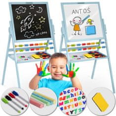 ACTIVESHOP Ricokids magnetna vrtljiva tabla - modra