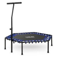 ACTIVESHOP Fitnes trampolin z ročajem 127 cm Neo-Sport - šesterokotni modri