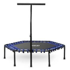 ACTIVESHOP Fitnes trampolin z ročajem 127 cm Neo-Sport - šesterokotni modri