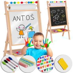 ACTIVESHOP Ricokids magnetna tabla z vrtečo se tablo