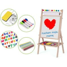 ACTIVESHOP Ricokids magnetna tabla z vrtečo se tablo