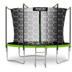 ACTIVESHOP Vrtni trampolin 8ft/252cm z notranjo mrežo in lestvijo Neo-Sport