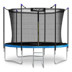 ACTIVESHOP Vrtni trampolin 8ft/252cm z notranjo mrežo in lestvijo Neo-Sport