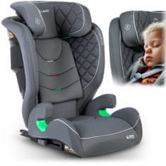 ACTIVESHOP Avtosedež Nukido Louis siv 15-36 kg ISOFIX