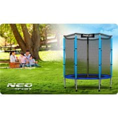 ACTIVESHOP Otroški vrtni trampolin 140cm 4,5 ft Neo-Sport