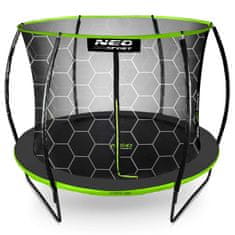 ACTIVESHOP Vrtni profilirani trampolin 8ft/252cm z notranjo mrežo Neo-Sport