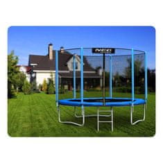 ACTIVESHOP Vrtni trampolin 10ft/312cm z zunanjo mrežo in lestvijo Neo-Sport