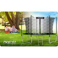 ACTIVESHOP Vrtni trampolin 12ft/374cm z notranjo mrežo in lestvijo Neo-Sport