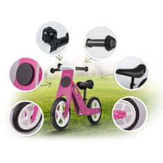 ACTIVESHOP Ricokids RC-614 leseno kolo za tek na smučeh roza barve