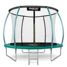 ACTIVESHOP Vrtni profilirani trampolin 8ft/252cm z notranjo mrežo Neo-Sport