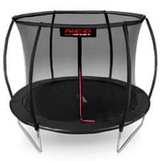 ACTIVESHOP Vrtni profilirani trampolin 8ft/252cm z notranjo mrežo Neo-Sport