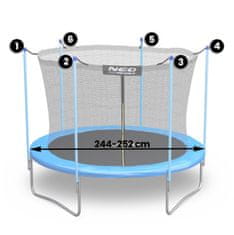 ACTIVESHOP Notranja mreža za 252cm 8ft trampolin Neo-Sport