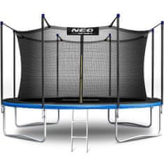 ACTIVESHOP Vrtni trampolin 13ft/404cm z notranjo mrežo in lestvijo Neo-Sport