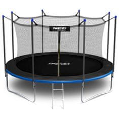 ACTIVESHOP Vrtni trampolin 14ft/435cm z notranjo mrežo in lestvijo Neo-Sport