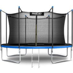 ACTIVESHOP Vrtni trampolin 13ft/404cm z notranjo mrežo in lestvijo Neo-Sport