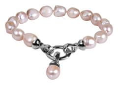 JwL Luxury Pearls Zapestnica iz pravih roza biserov JL0556