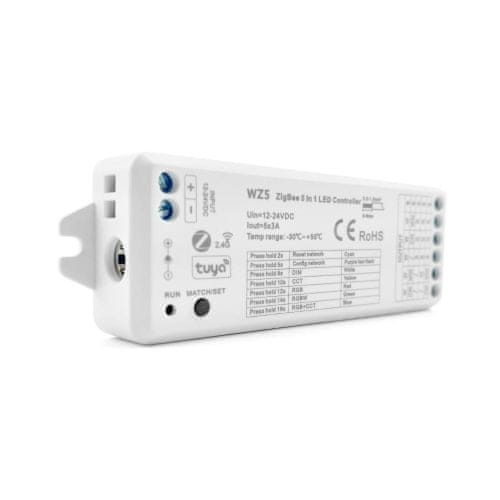 OEM Tuya ZigBee RF RGB CCT LED krmilnik