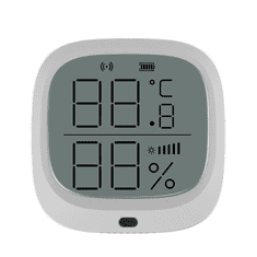 OEM Senzor temperature in vlage z luksmetrom Tuya