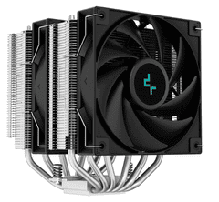 DEEPCOOL AG620 hladilnik za procesor, 2× 120 mm, črn