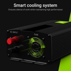 NEW Green Cell - Pretvornik napetosti Inverter 12V na 230V 300W/600W Modificiran sinusni val