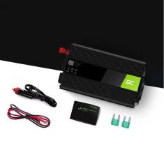 NEW Green Cell - Pretvornik napetosti Inverter 12V na 230V 300W/600W Modificiran sinusni val