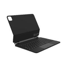 NEW ETUI+KLAVESNICA JCPAL IPAD AIR 10,9-palčni 4/5 GEN, IPAD PRO 11-palčni 1/2/3/4 GEN FOLIOKEYS PRO SLIM s TRACKPAD (črna)