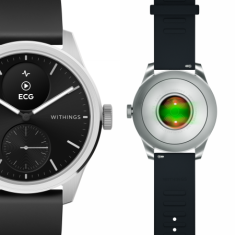 NEW Withings Scanwatch 2 - ura z merjenjem EKG, pulza in SPO2 ter merjenjem telesne dejavnosti in spanja (42 mm, črna)