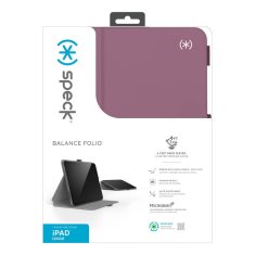 NEW Speck Balance Folio - ovitek za iPad 10,9" (2022) z MICROBANOM z magnetom in stojalom (Plumberry/Crushed Purple/Crepe Pink)